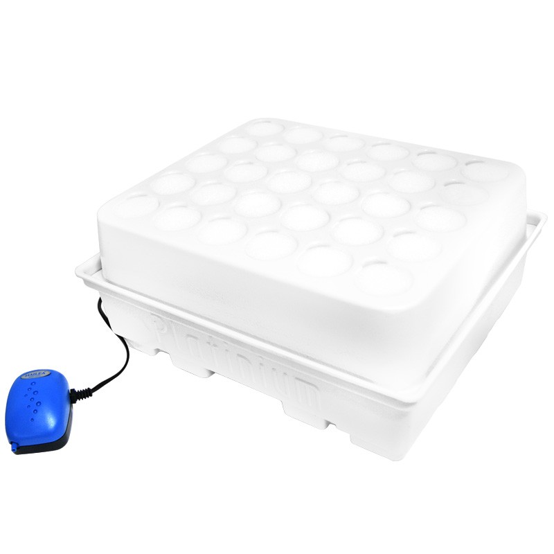 Platinium - DWC CLONER 30 blanc pour 30 boutures - 40x34 - Système aéroponique