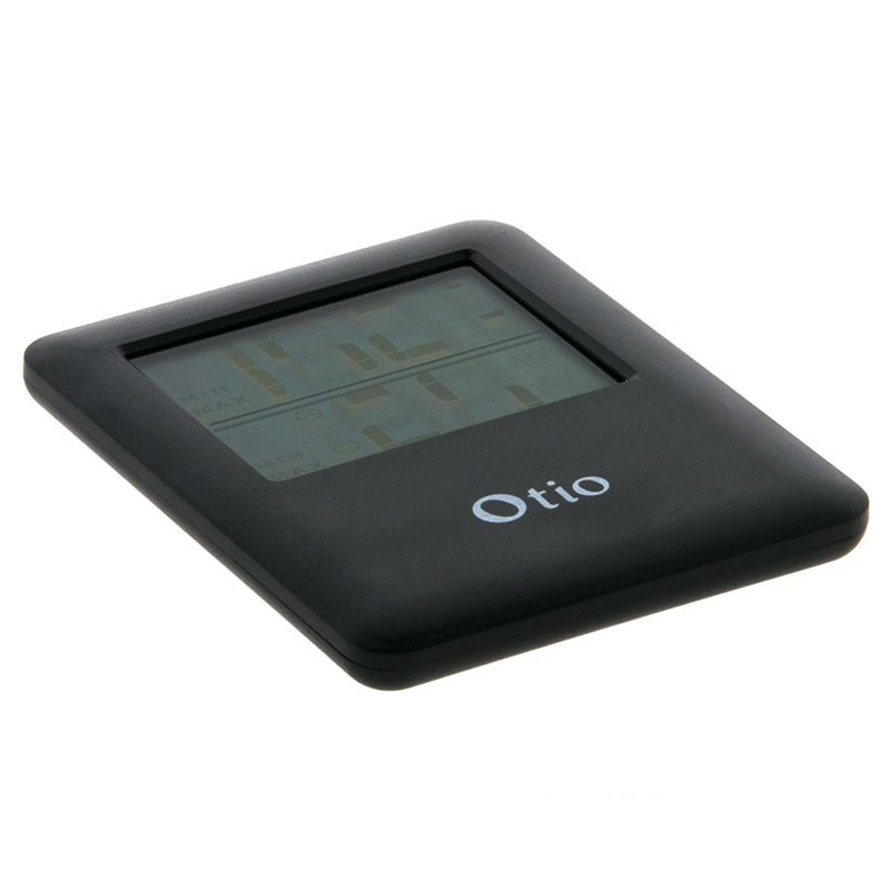 THERMO / HYGROMETER MAGN ETI AS LCD 65X80MM BLACK