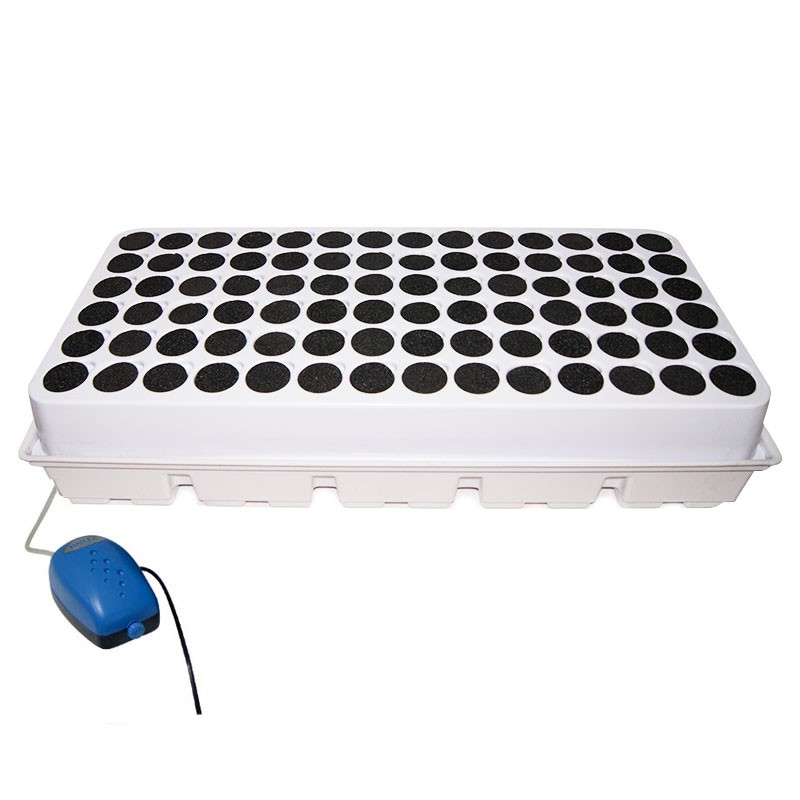 Platinium - DWC CLONER 84 blanc pour 84 boutures - 40x82.5 - Système aéroponique