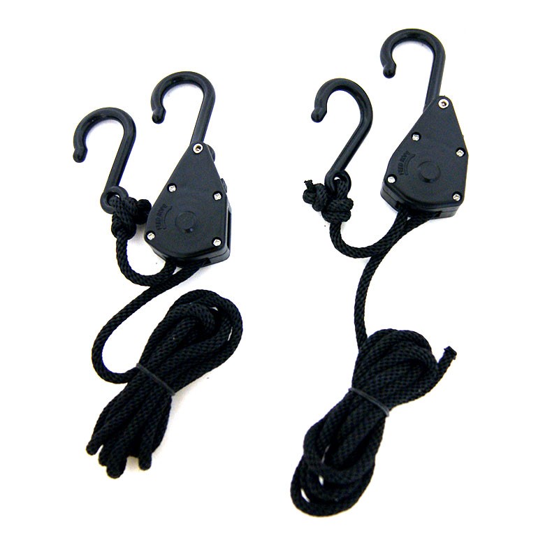 Fixations Super-Fix Light Weight 2 x 2,5 kg lampes et filtre à charbon