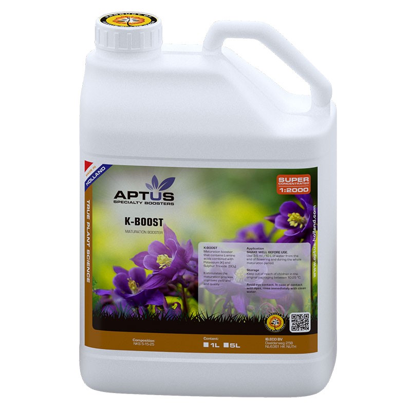 Aptus - Colección Premium K-Boost 5L, potenciador de potasio en floración