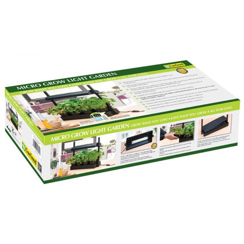 MICRO JARDIN NOIR AVEC LAMPE 11W