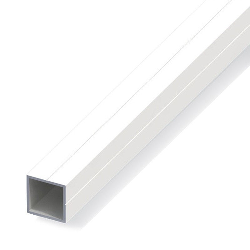 1m square tube Ø23.5mm for M20 pvc white
