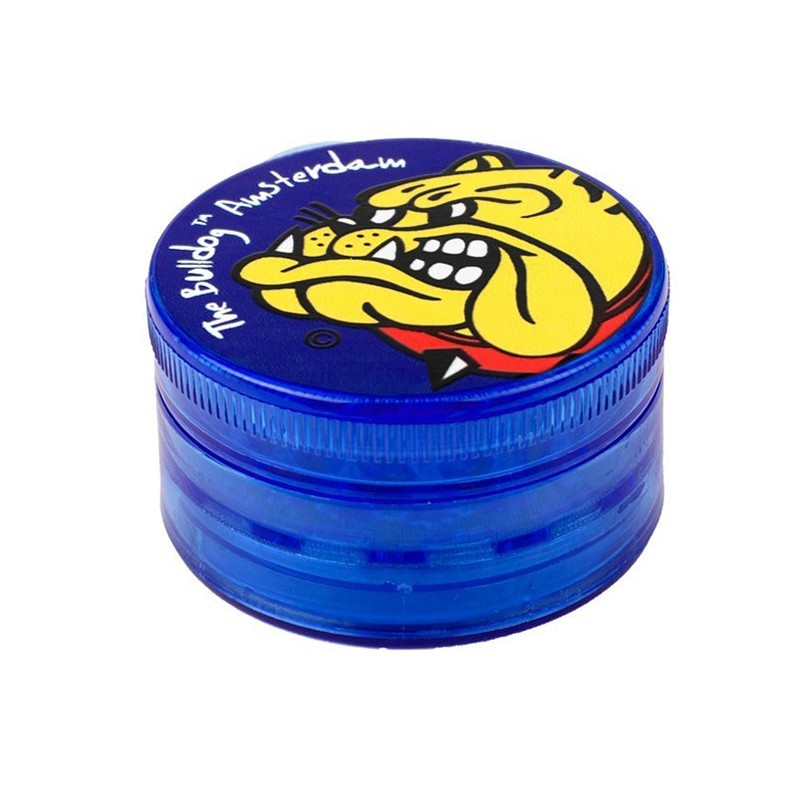 The Bulldog - Grinder plastique - 4 parties - Bleu