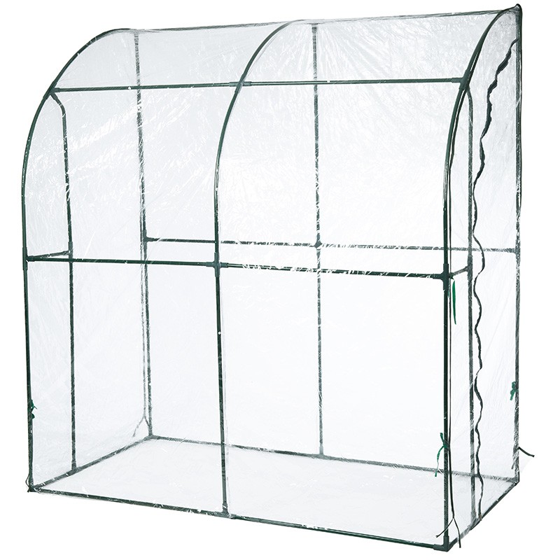 Wall-mounted garden greenhouse H215x200x100cm for garden and terrace