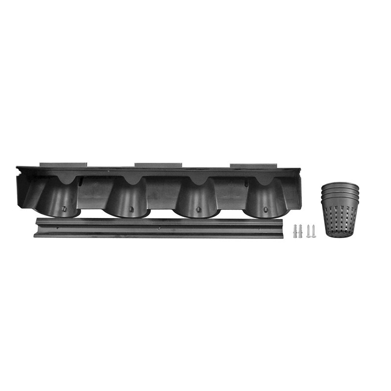 EXTENSION FOR VERTICAL FLOWER BOARD KIT - 1 SUPPORT + 4 POTS