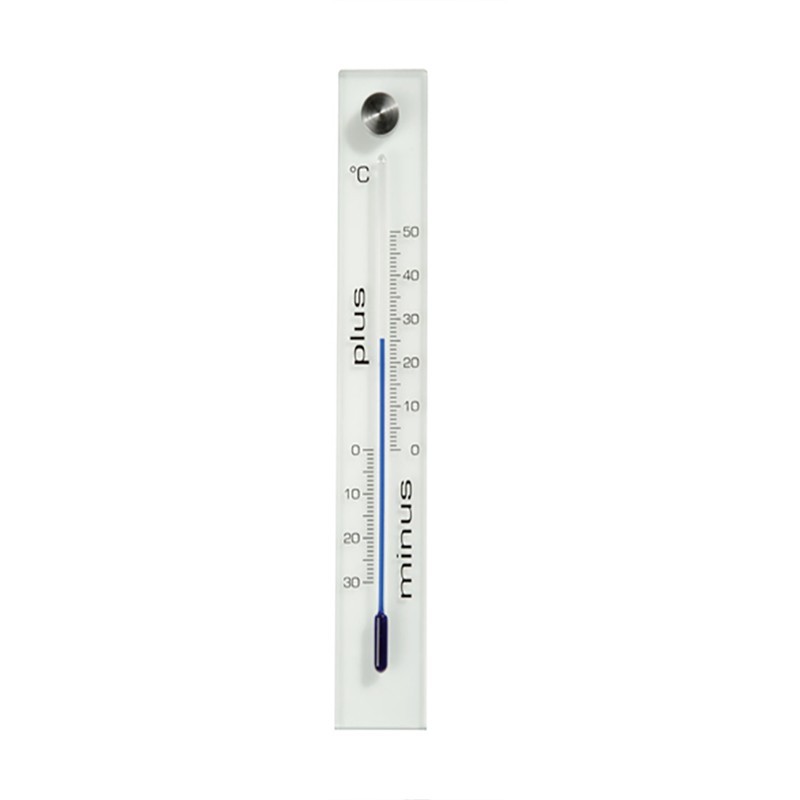  thermomètre mural Kelvin 4 d'extérieur en verre 26x4,5x0.5cm