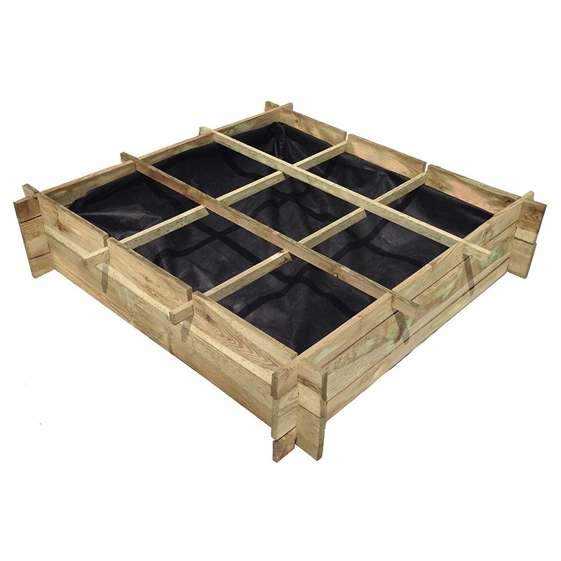 POTAGER SAMOS NATUREL 90X90X20CM PIN