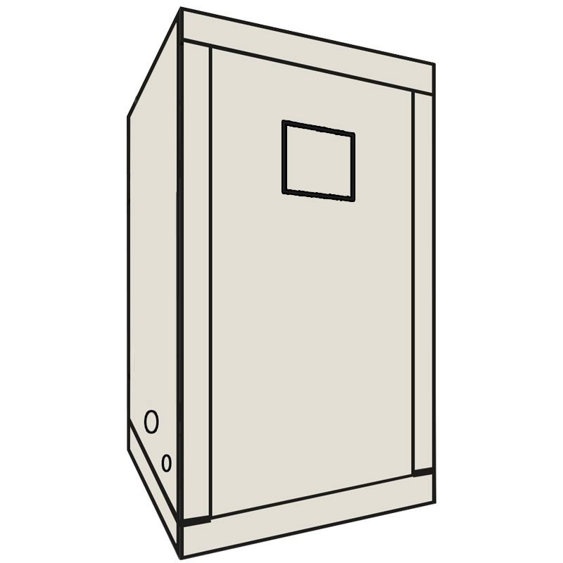 BBS premium white - Chambre de culture 80x80x180 cm