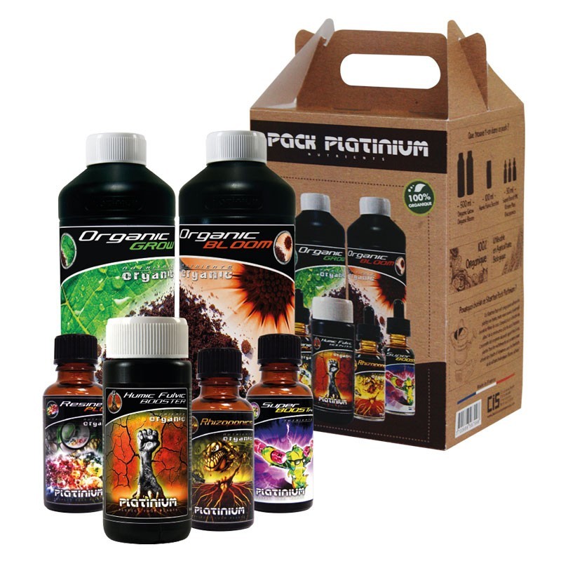 Platinium - Starter Pack Organic complet - Engrais Terre et Coco