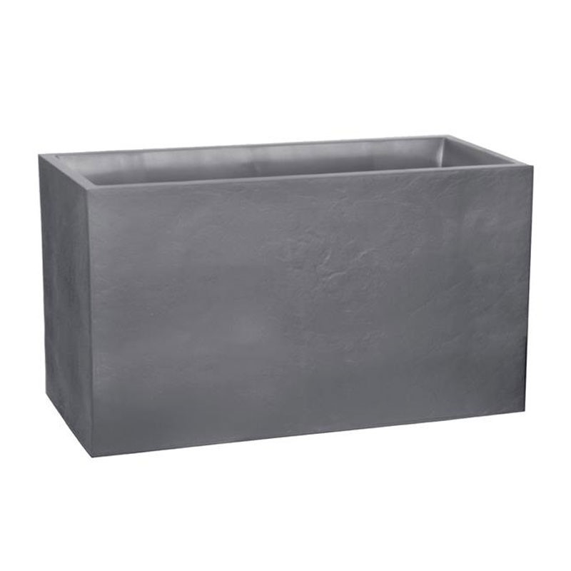EDA Plastiques - Jardinière Loft XL - Volcania - Gris galet - 116L