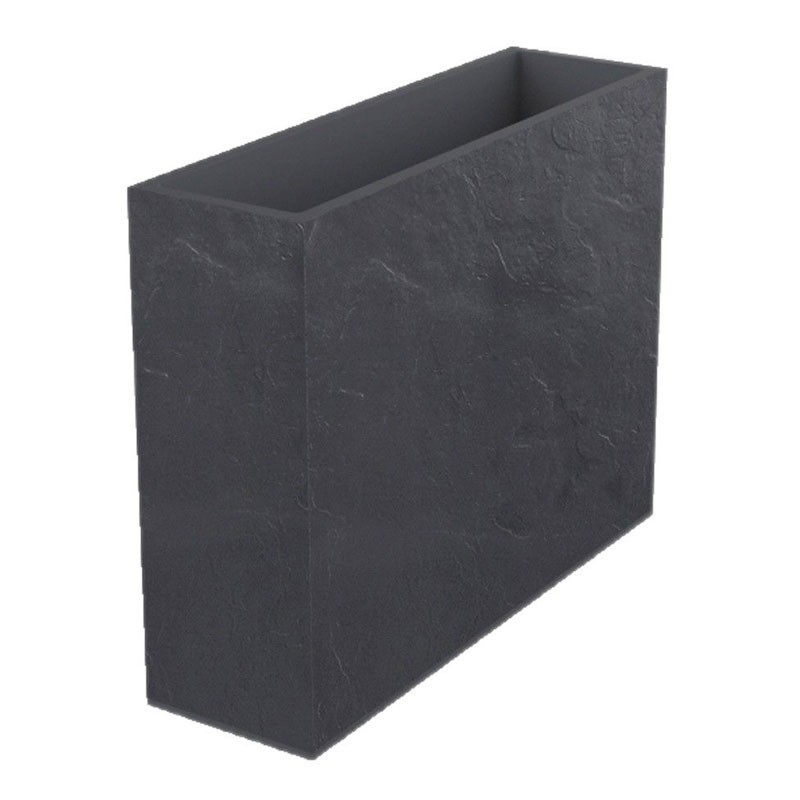 EDA Plastiques - Jardinière haute Loft XL - Volcania - Gris anthracite- 63L