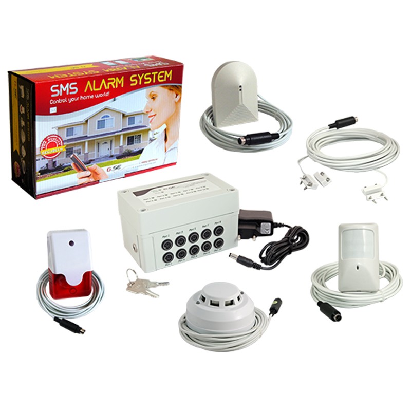 GSE Full Kit SMS Alarm Controller for secure growing areas