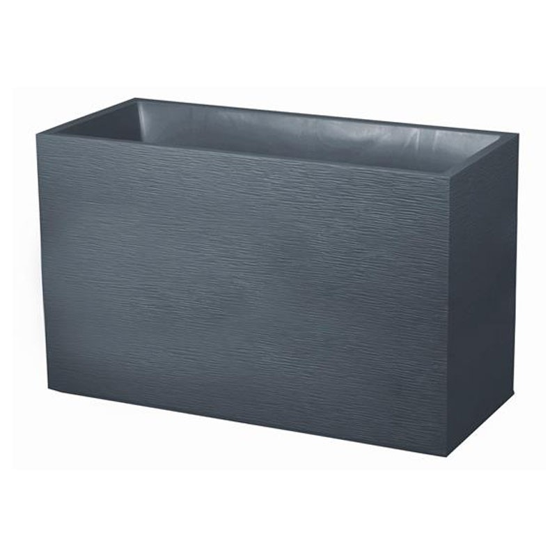 EDA Plastiques - Jardinière Loft XL - Graphit - Gris anthracite - 116L