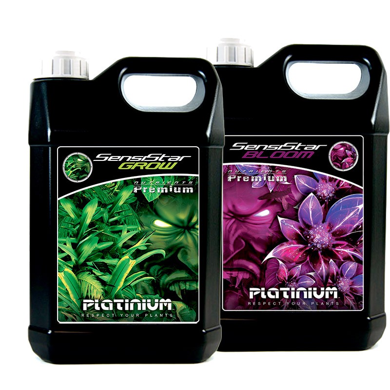 Platinium - Pack Sensistar 5L - Engrais GEL Croissance et Floraison Terre, Hydro, Coco