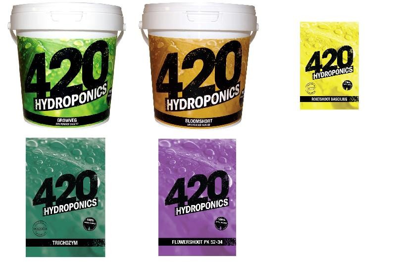 Pack 420 Hydroponics - Hydro-Terre-Coco - Floraison Courte