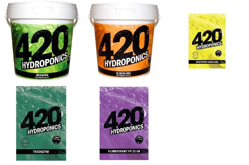 Pack 420 Hydroponics - Hydro-Terre-Coco - Floraison Longue
