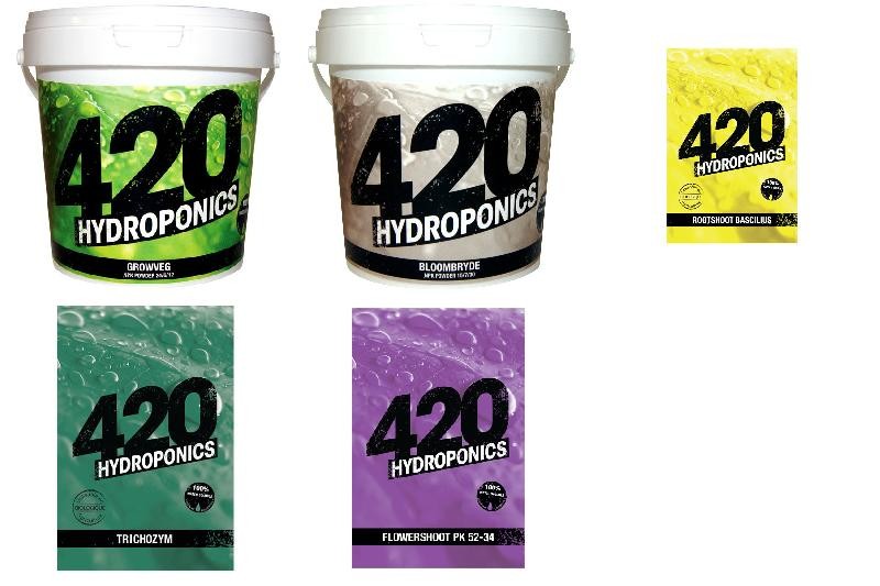 Pack 420 Hydroponics - Hydro-Terre-Coco Floraison Automatique