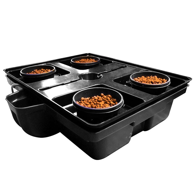 Platinium - DWC PRO 4 plantes - 80x80 - Système aéroponique