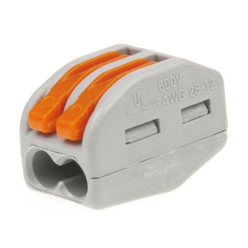 15 SNELKLEMMEN MET 2 DRADEN - WAGO S222
