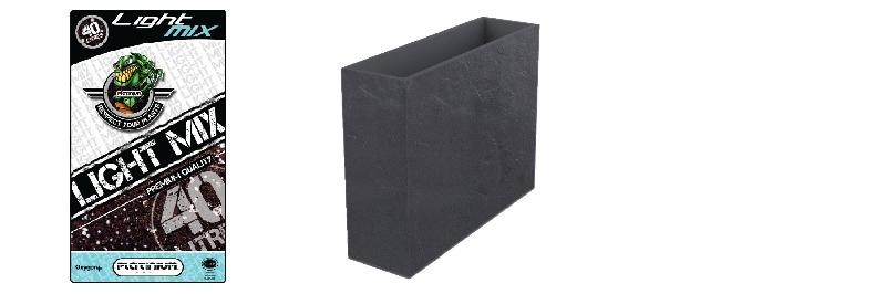 Pack - Loft XL Volcania 63L Anthracite + Substrat Platinium LightMIX