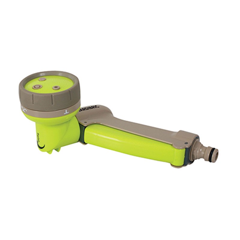 PISTOLET ARROSEUR 4 JETS 2 EN 1 VERT ANIS