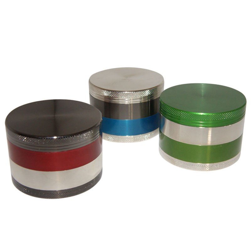 Grinder Cuisine bicolor aluminium 4 parts - Diamètre: 63mm