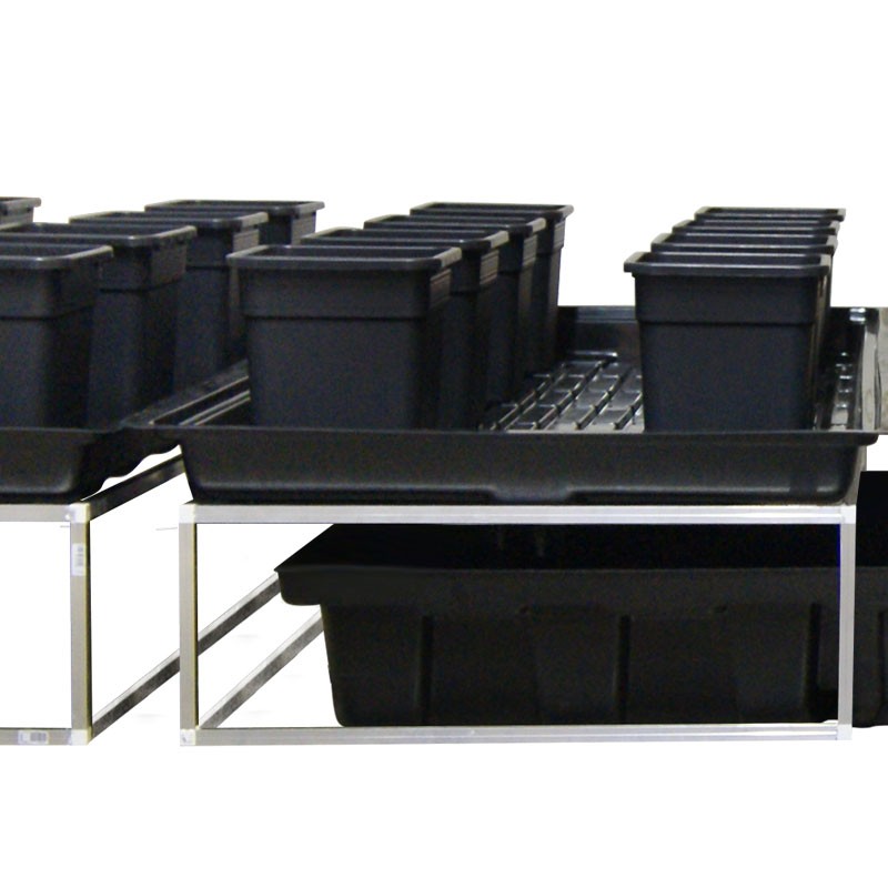 FLOWTABLE PRO RECTANGLE 15M2 + 32 Töpfe 25l