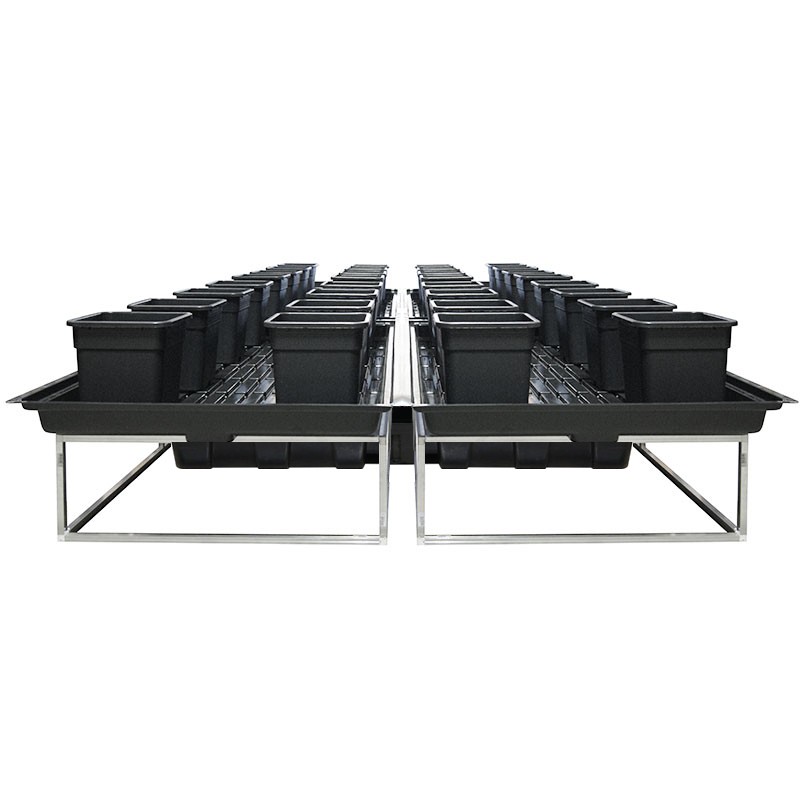 Table A Maree Flowtable Pro Carre 15 + 32 Pots 25L Systeme Complet