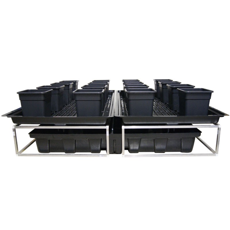 Table A Maree Flowtable Pro Carre 6M2 + 16Pots 25L Systeme Complet