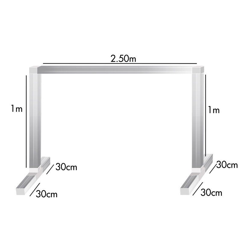 Lamp stand 1mx2.5mx1m