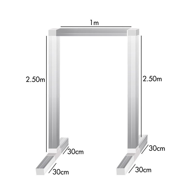 Support de lampe 2.5mx1mx2.5m