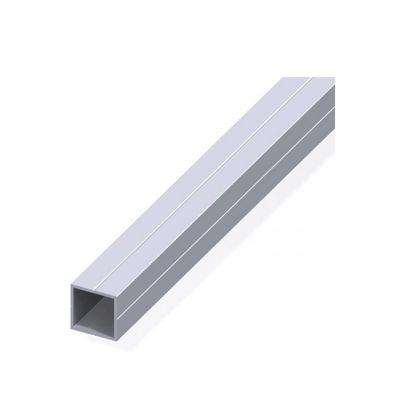 Tube carré de 0.84m alu brut