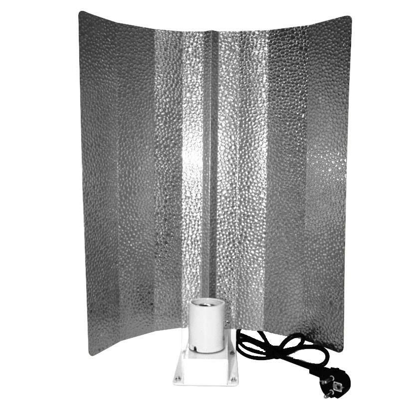 Réflecteur martelé renforcé et câblé pour CFL de 125w à 300w