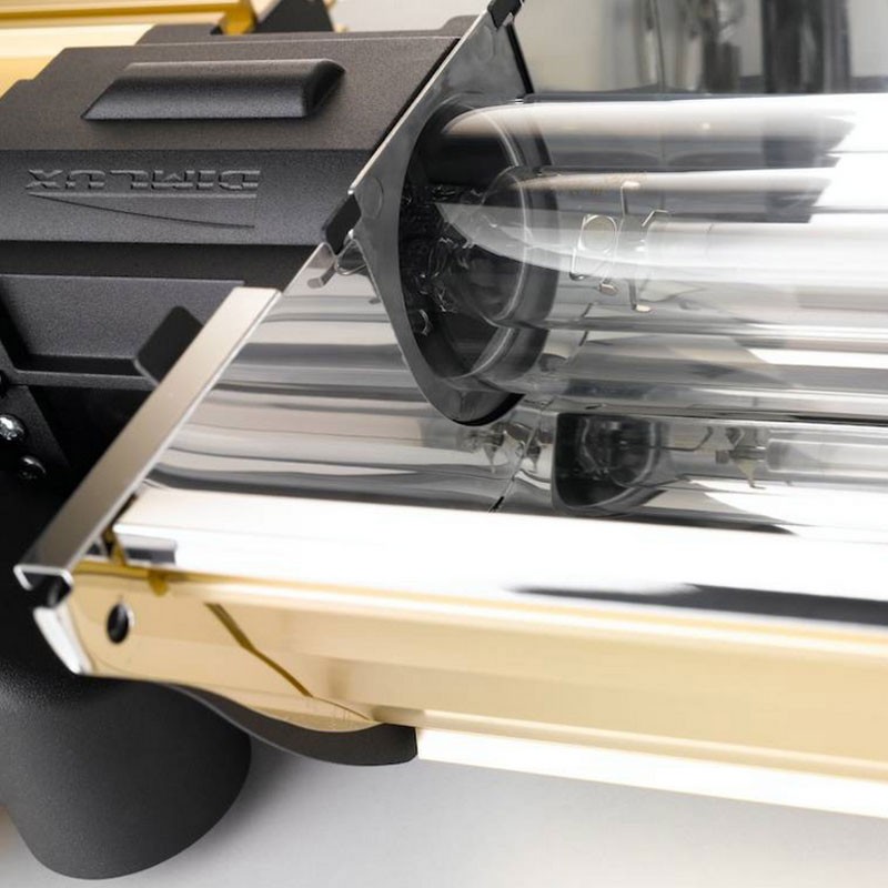 Dimlux - Kit complet DE EL UHF 1000W avec Nanotube - Ballast 1000W Xtrem, Ampoule 1000W DE et Réflecteur Alpha Optics 98