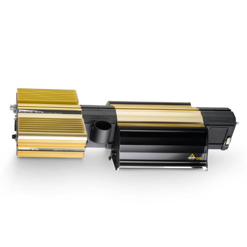 Dimlux - Kit complet 630W avec Ballast 630W Xtreme, 2 ampoules CMH 315W Full Spectrum et Réflecteur Alpha Optics 98