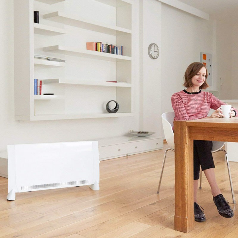 Silver white designer convector HZ822E2 - Honeywell