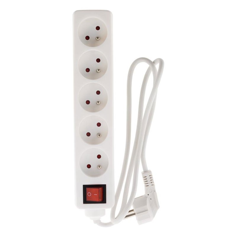 Block 5 Sockets 16A inter. White