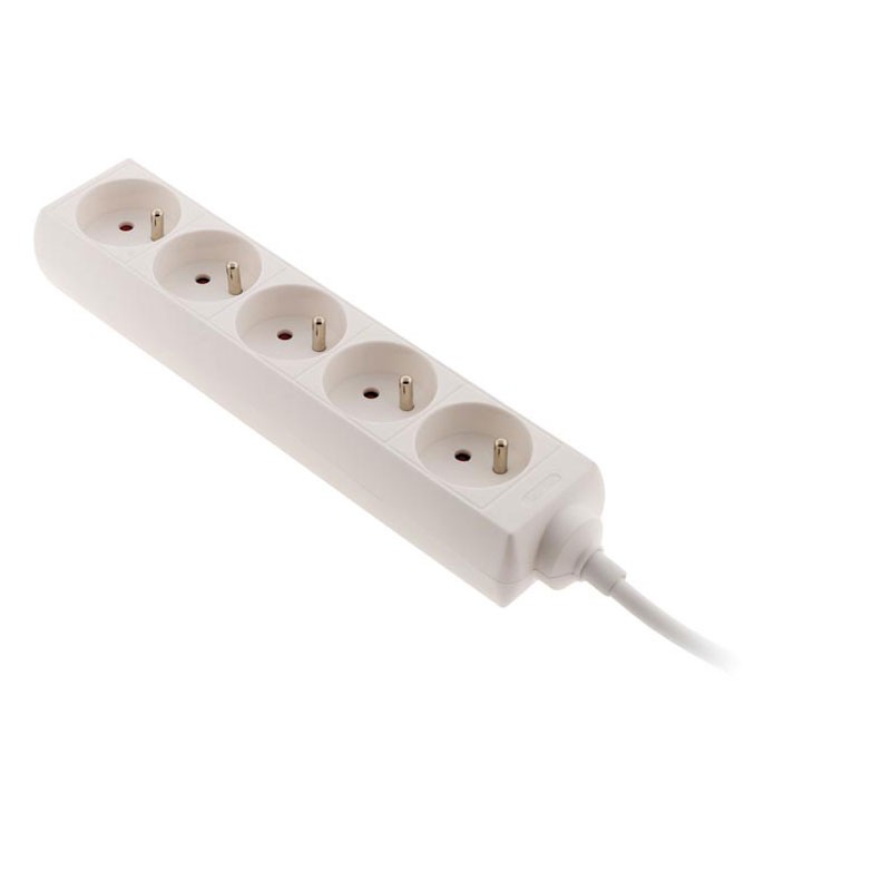 5 outlet block 16A White