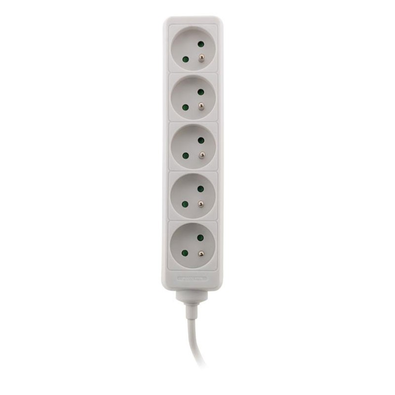 5 outlet block 16A White