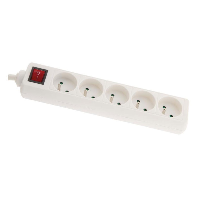 5 outlet block 16A inter White