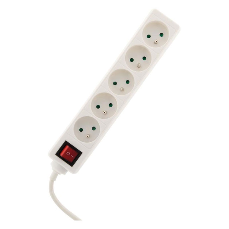 Zenitech - Bloc 5 Prises 16A inter Blanc