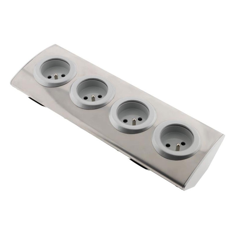 Block of 4 outlets 16A + to be wired