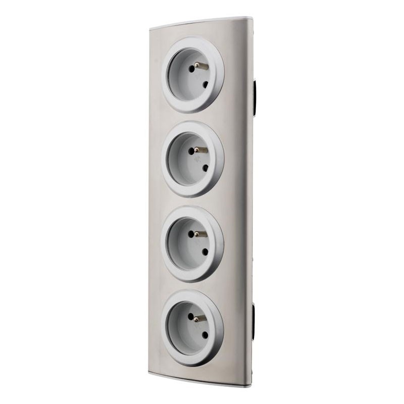 Block of 4 outlets 16A + to be wired