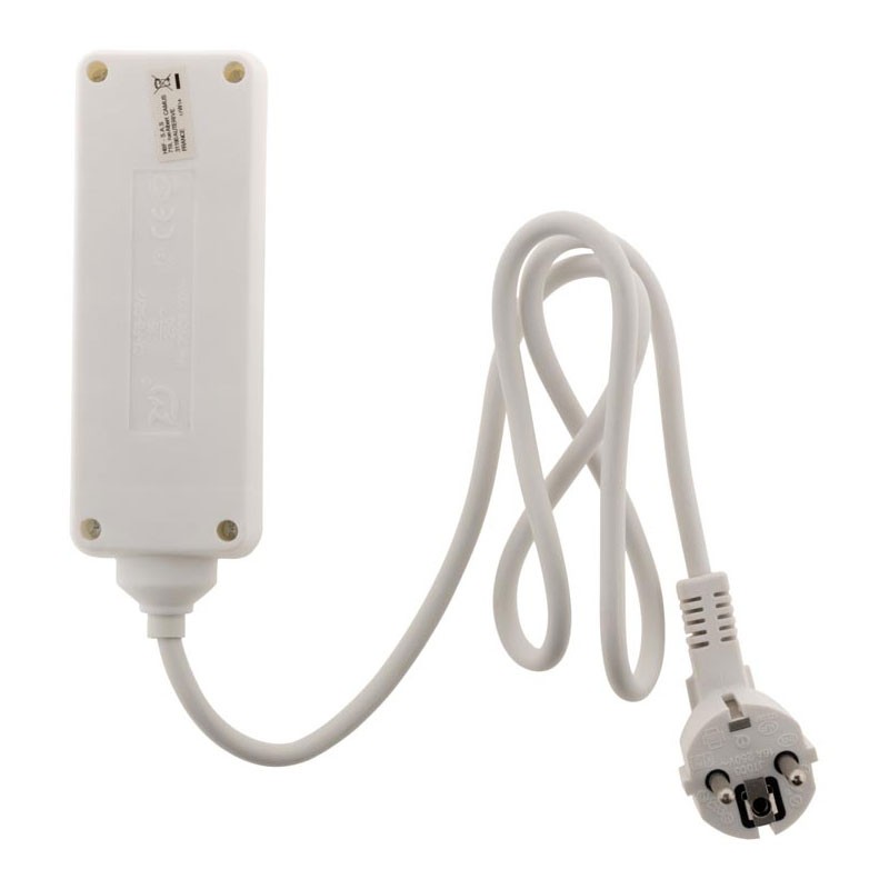 Blocco 2x6A + 2x16A Bianco