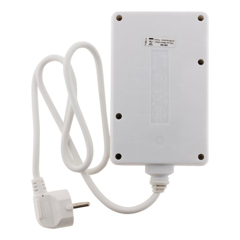Bloque 4x6A + 3x16A Blanco