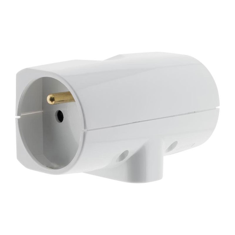 TRIPLITE 2x16A + 1x6A lateral Branco