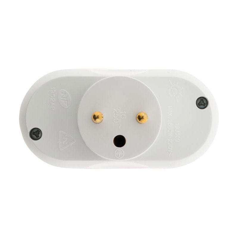 BIPLITE 16A frontal Blanco