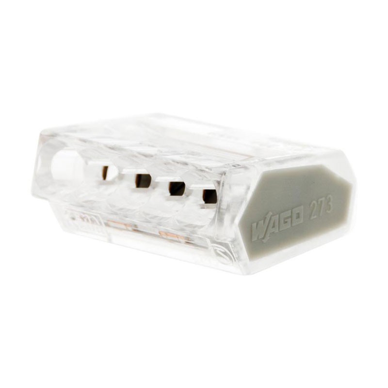 25 AUTOMATIC TERMINALS 5 x 2.5 -transparent WAGO
