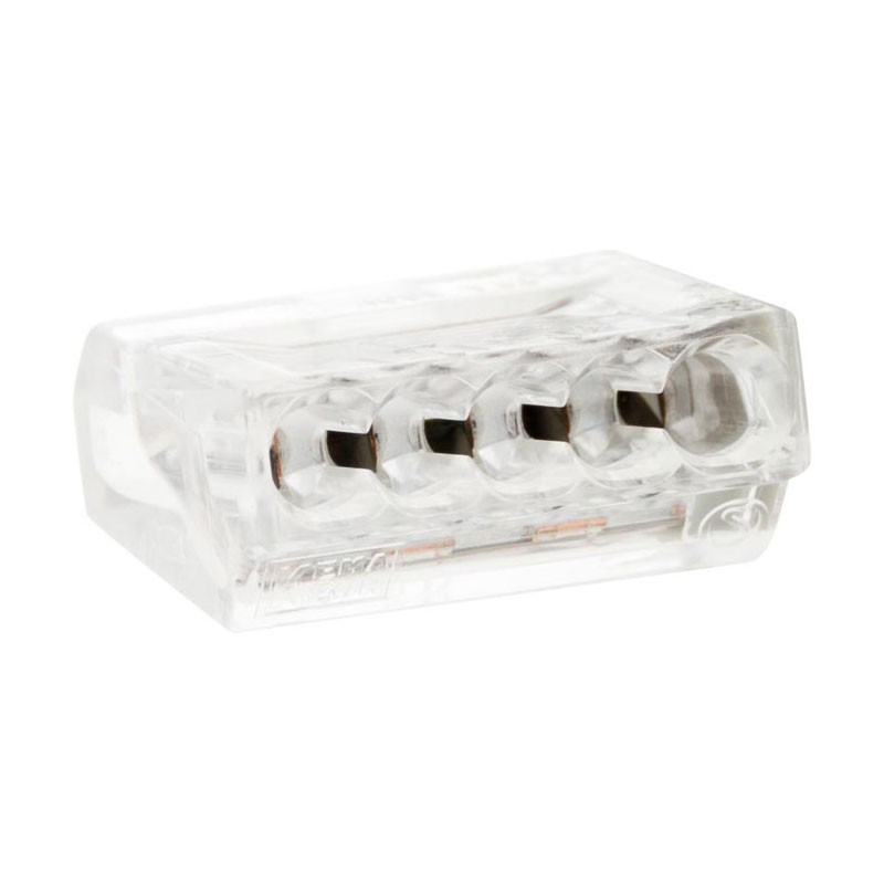 25 AUTOMATIC TERMINALS 5 x 2.5 -transparent